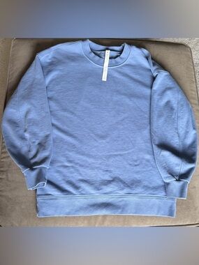 lululemon athletica crewneck sweatshirt in muted blue-gray